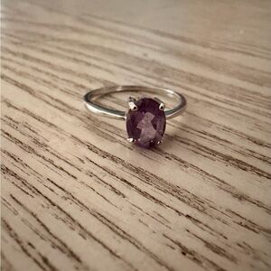 Sterling Silver Amethyst Ring